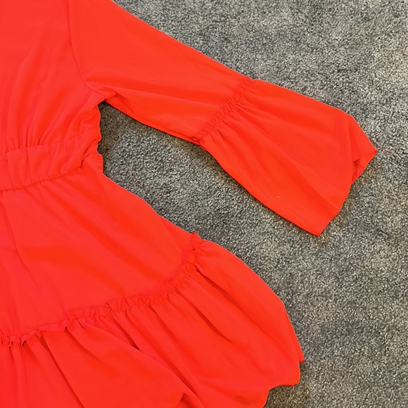 NWT Rich Shade of Red Bloom Chic Dress - Picture 4 of 6